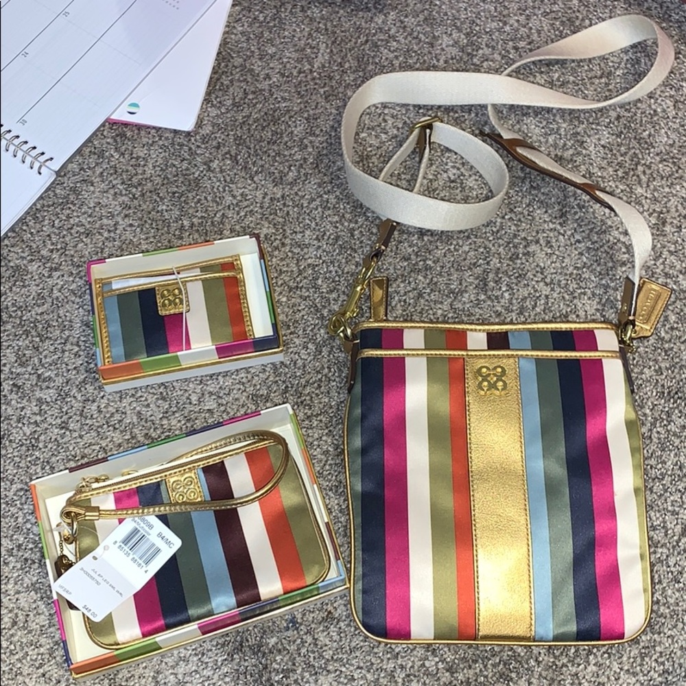 Coach legacy crossbody bundle